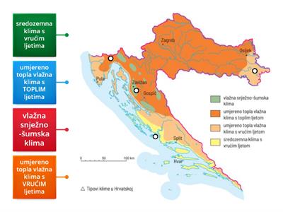 Tipovi klima u Hrvatskoj 2
