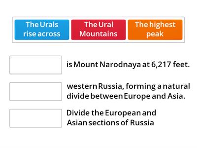 8. The Ural Mountains