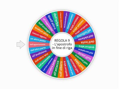 REGOLA 9 - DIVISIONE IN SILLABE