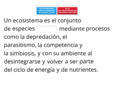 Evaluación de los ecosistemas