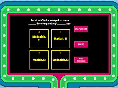 TAHUN 6: KEFAHAMAN SURAH AD-DHUHA (SKSBt)