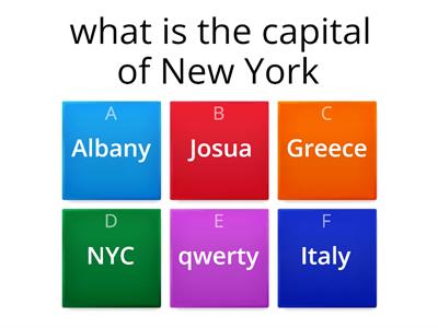 NE states and capitals