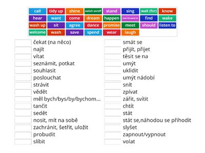 basic verbs 3 (Czech-English)