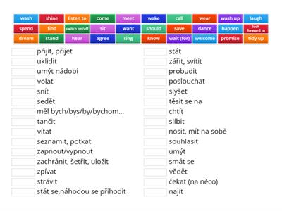 basic verbs 3 (Czech-English)