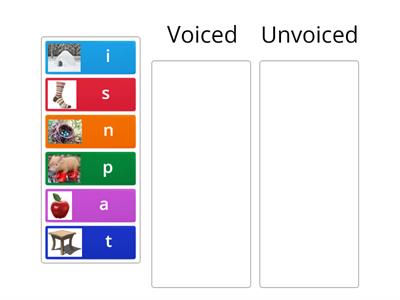 Voiced And Unvoiced - Teaching Resources