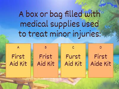 FF5 Unit 7 - vocabulary spelling