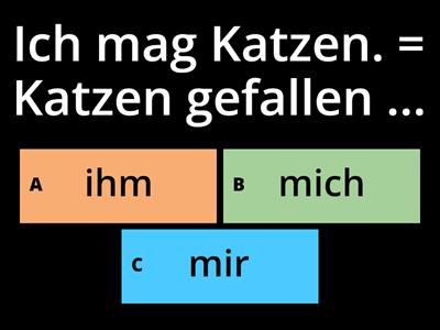 WH vor dem Test L13 Dativpronomen