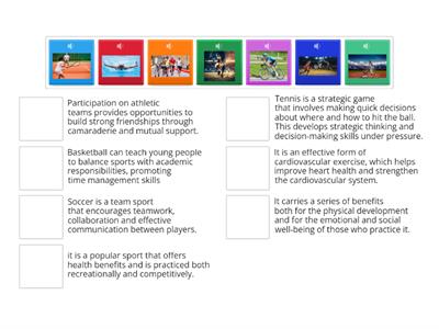 INTERACTIVE CLASS DEVELOPMENT OF LISTENING AND SPEAKING SKILLS OF THE ENGLISH LANGUAGE *INTERACTION IN TYPES OF SPORTS*