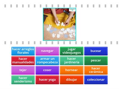 Hobbies in Spanish Practice 