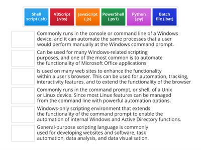 CompTia A+ 1102 - Scripting Languages