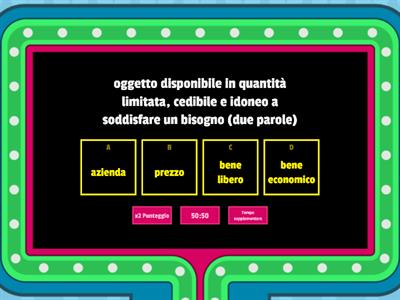 Quiz show economia aziendale