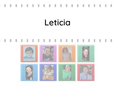  Nombres de familiares Leticia