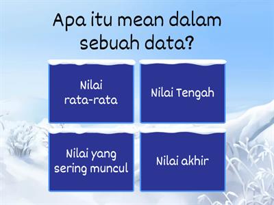 EVALUASI MEAN KELAS VI C