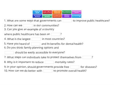 Public health discussion questions