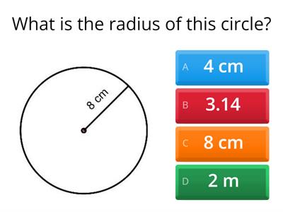 Diameter, Radius and Pi