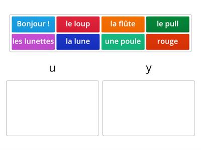 Prononciation du français ou et u  - les sons /u/ et /y/