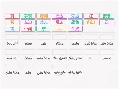 HSK2 /Standard Course / 第 3 课 左边那个红色的是我的