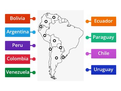 Find The Country South America