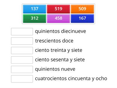 Números de tres cifras 