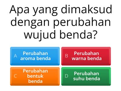 IPAS (Perubahan Wujud Benda)