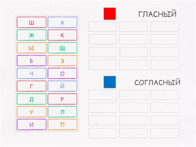 Звуки. Гласные и согласные