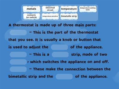 Temperature control in household appliances