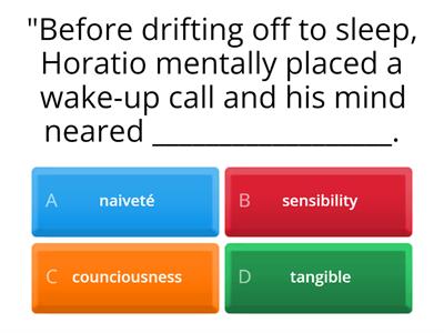 "Flowers for Algernon" vaocabulary sentences