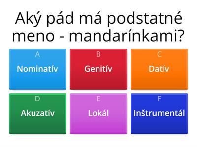 Pády podstatných mien