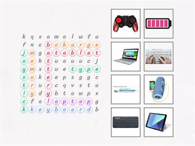 Unit 4.1 - technology - wordsearch