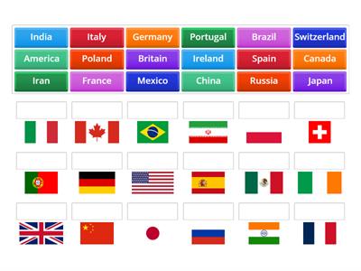 Flag Quiz - Nationalities