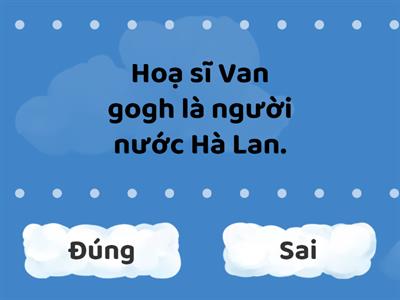 Chọn câu đúng.