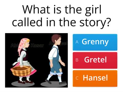Hansel and Gretel comprehension quiz