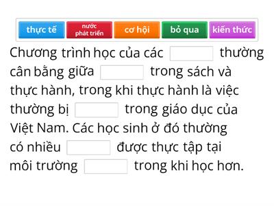 Điền từ