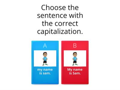 Capitalization and Punctuation Review