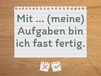 5.03 Grammatik - Präpositionen - Präpositionen mit Dativ und Akkusativ (A2)