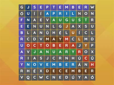 Months of the year memory game - Recursos didácticos