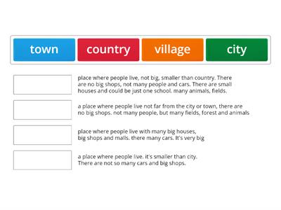 City|village|town|country