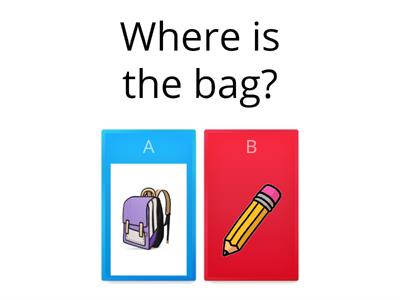 Find the classroom objects - Kinder 3