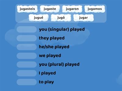 (a) to play (Jugar)