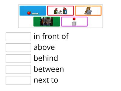 prepositions of place