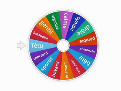 personality wheel
