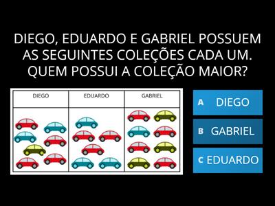 1º ANO -  QUIZ DE MATEMÁTICA - 