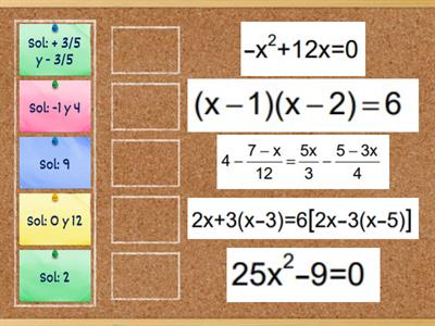 🔢Resuelve las siguientes ecuaciones🔢