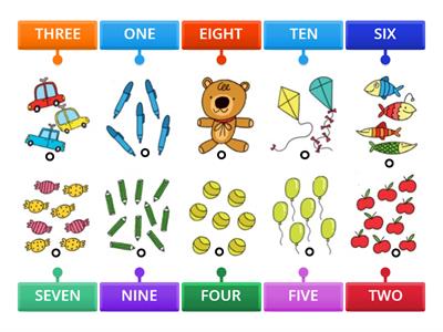 REVISION - Numbers 1-10 COUNTING
