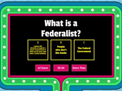 Federalist or Anti-Federalist?