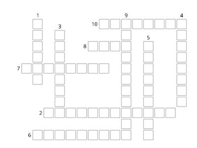  Unit 6 Reading Act 6 page 78 3rd highschool crucigrama