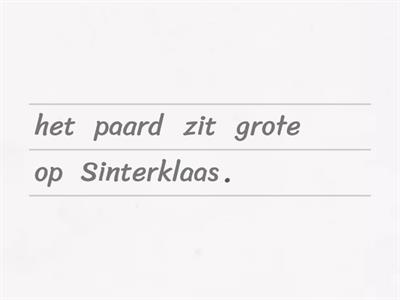 Sinterklaas zinnen