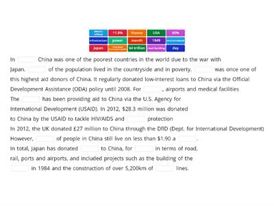 Aid for China