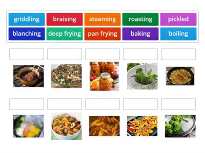 Ways of cooking vegetables