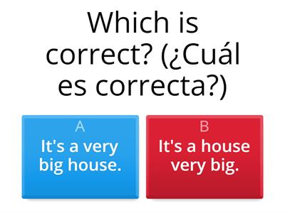 Week 2 Class 1 (Unit 2A): Grammar Adjectives